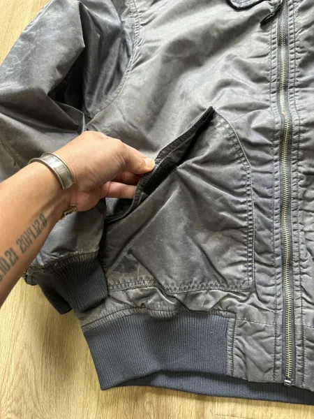 Design Deus Ex Machina Records x Japan Bomber Jacket Gray Outerwear.jacket - 19