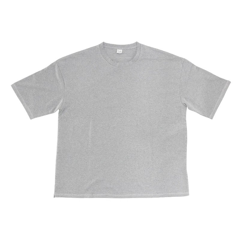 Design Oversized Two-Piece Set Light Blue Streetwear T-Shirt and Shorts - 29