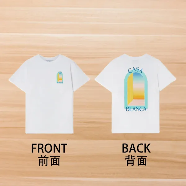 Casablanca Casa Blanca Archway Graphic T-Shirt White - 1