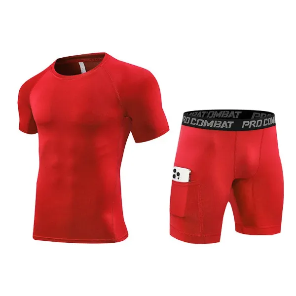 Design PRO COMBAT Performance Set Red Activewear - 1