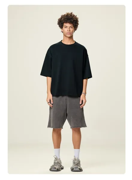 Design Basic Oversized T-Shirt Light Khaki - 18