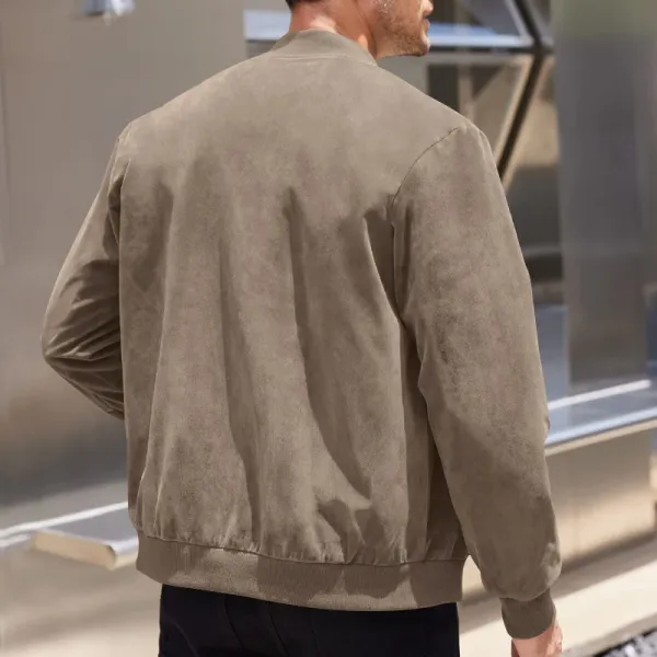 Design Bomber Jacket Navy Blue Outerwear - 35