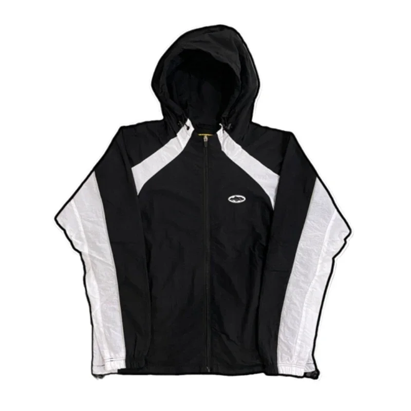 Spot corteiz Alcatraz spliced ​​jacket American street wind windproof quick-drying breathable sportswear trend