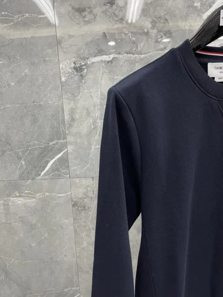 Thom Browne Skiing Dachshund Embroidered Navy Sweatpants - 13