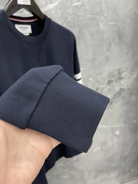 Thom Browne Skiing Dachshund Embroidered Navy Sweatpants - 18