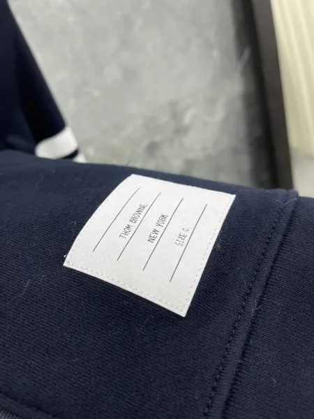 Thom Browne Skiing Dachshund Embroidered Navy Sweatpants - 22