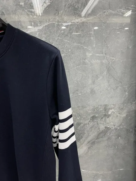 Thom Browne Skiing Dachshund Embroidered Navy Sweatpants - 12