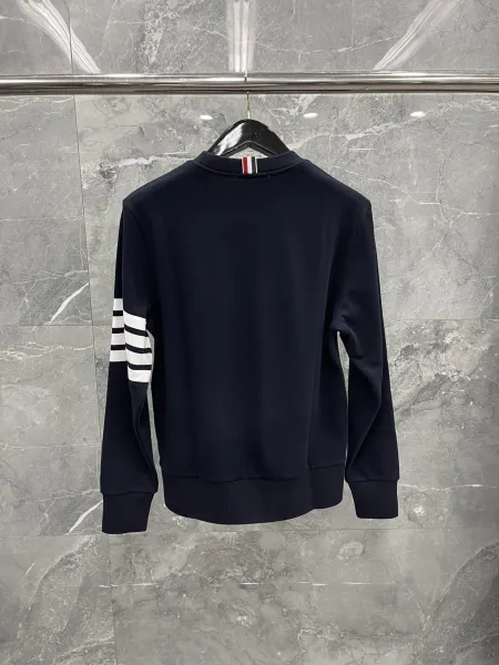 Thom Browne Skiing Dachshund Embroidered Navy Sweatpants - 8