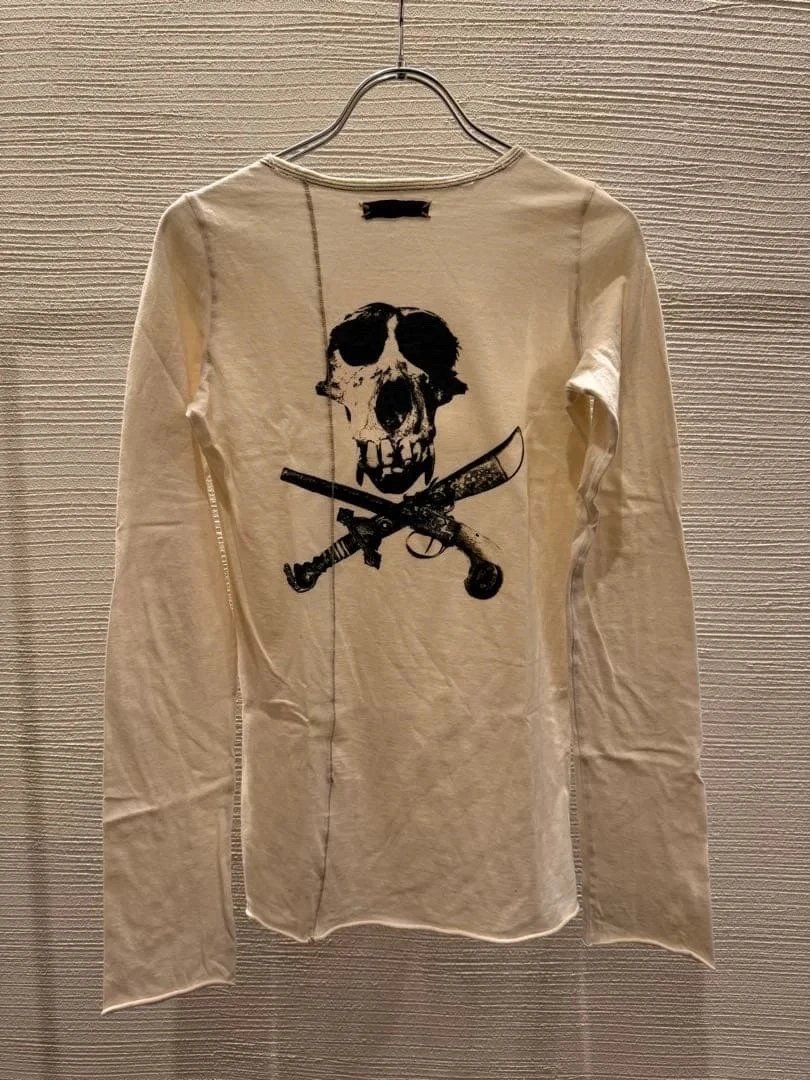 (Hot Item) ifsixwasnine 00s Archive Sleeve Skull Visual Long Sleeve T-Shirt