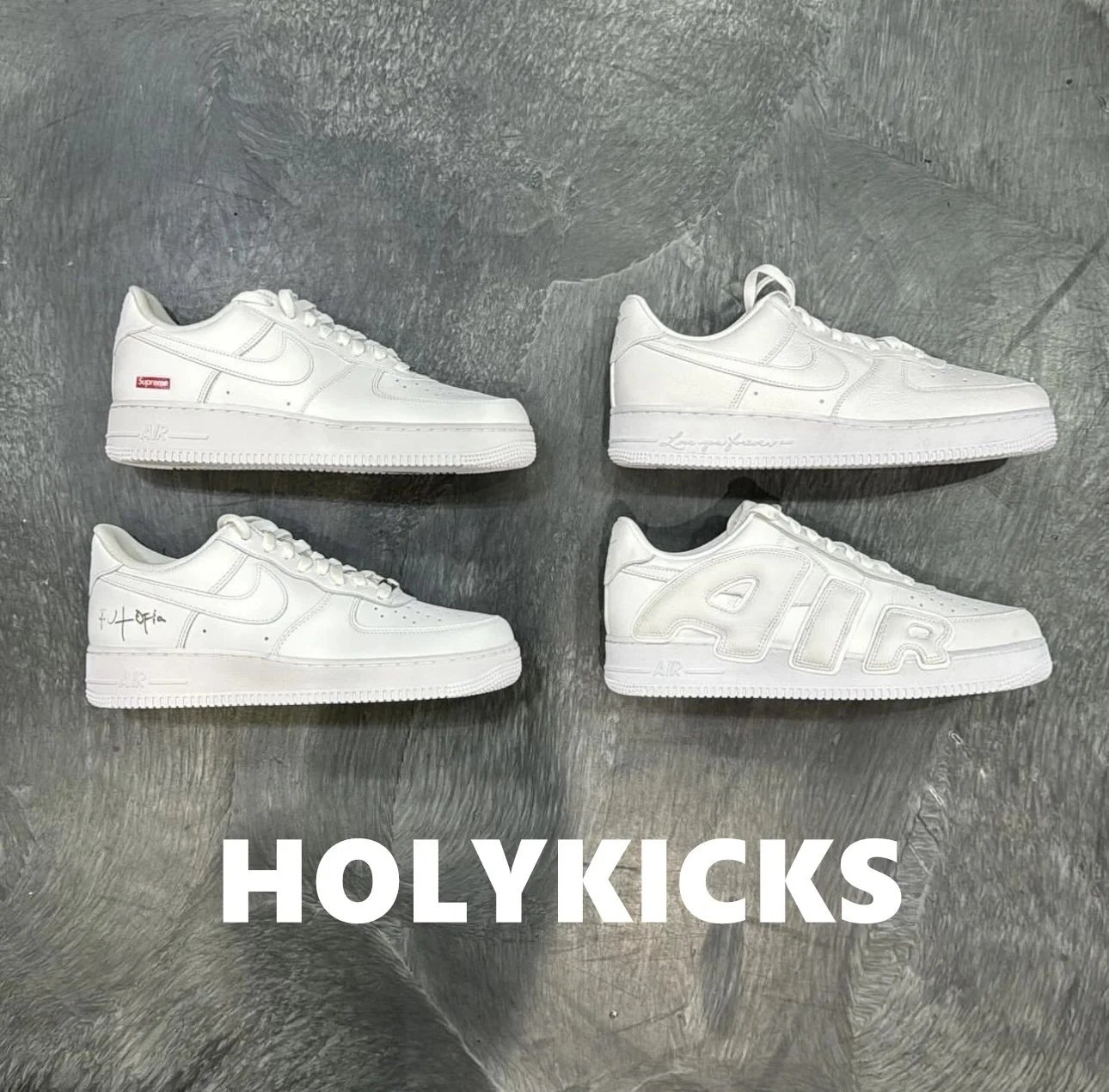 White Nike Air Force 1 Sneakers
