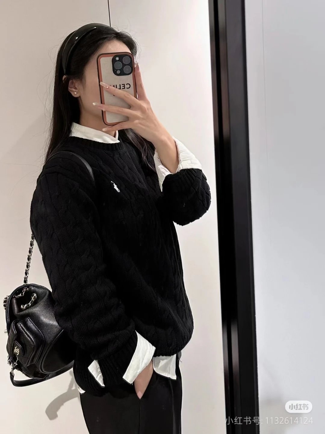 Polo Ralph Lauren Cable Knit Sweater Navy - 25
