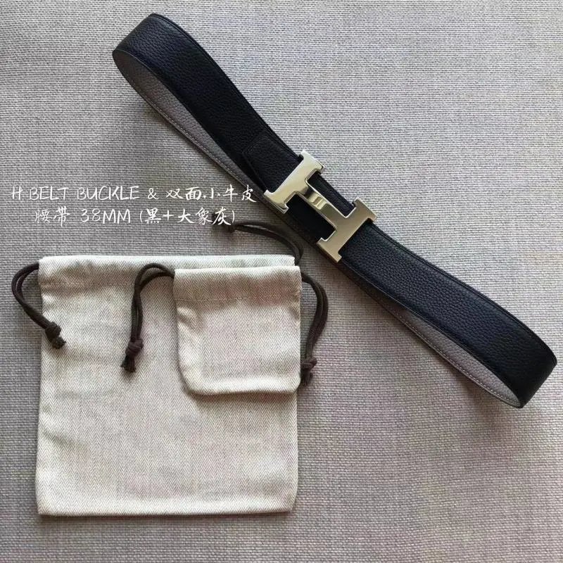 Elephant Grey+Black, Silver Buckle