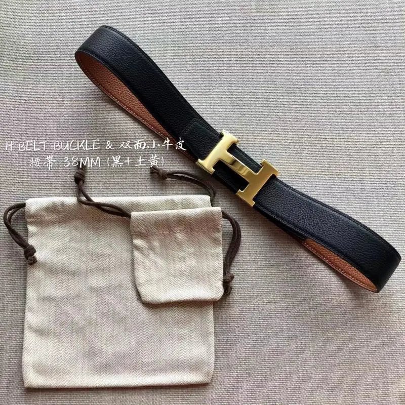 Brown+Black, Gold Buckle