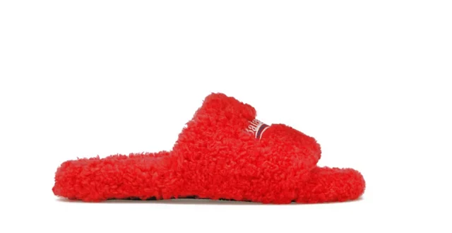 Balenciaga Slippers Furry Logo Slide product detail image 6
