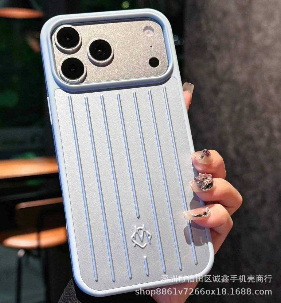 Rimowa Aluminum Case for iPhone 15 Pro Silver