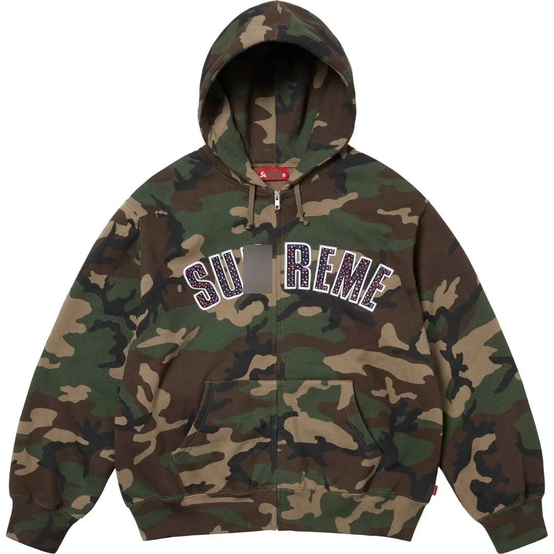Rhinestone Sweatshirt - CM Camo