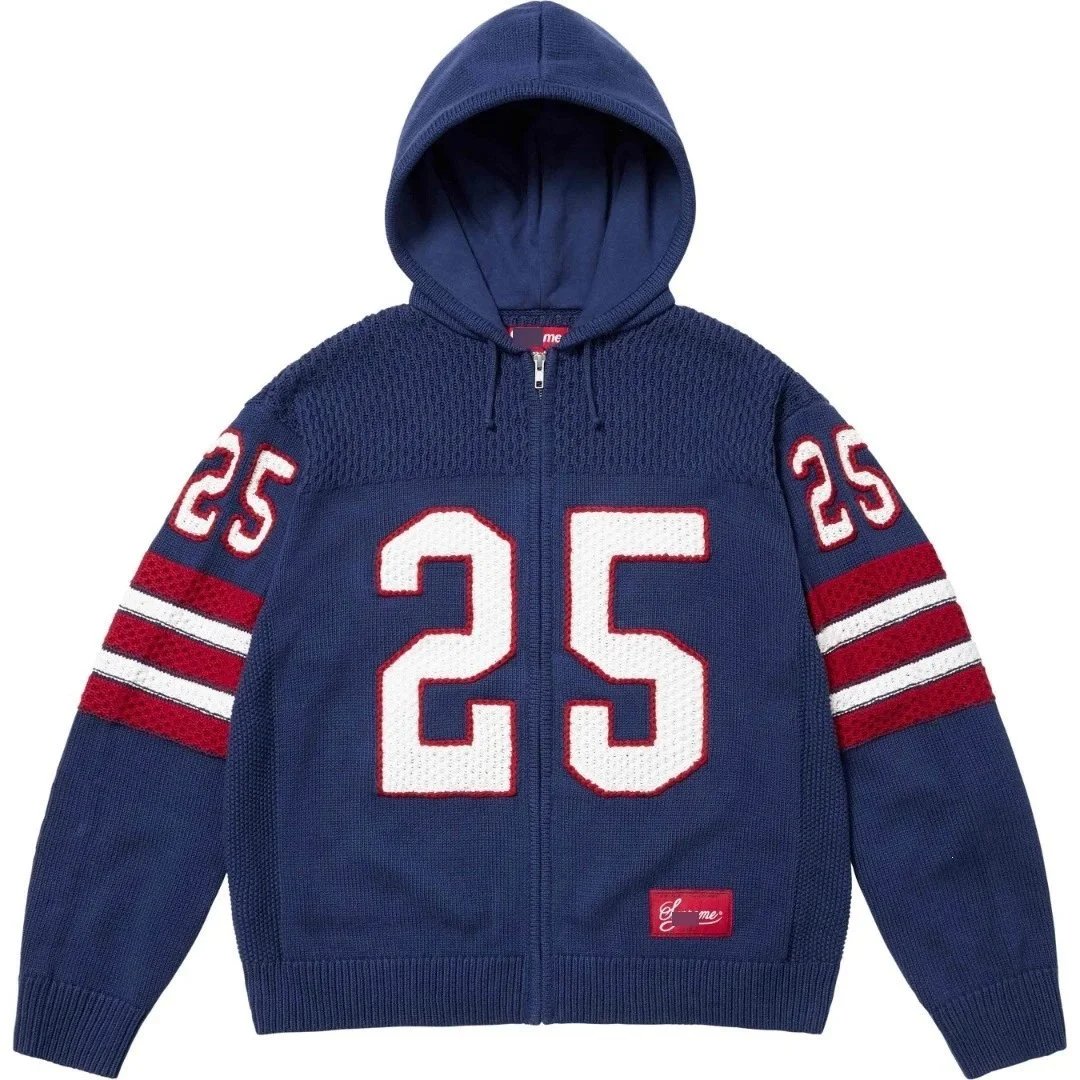 No. 25 Zipper Sweater - CM Blue