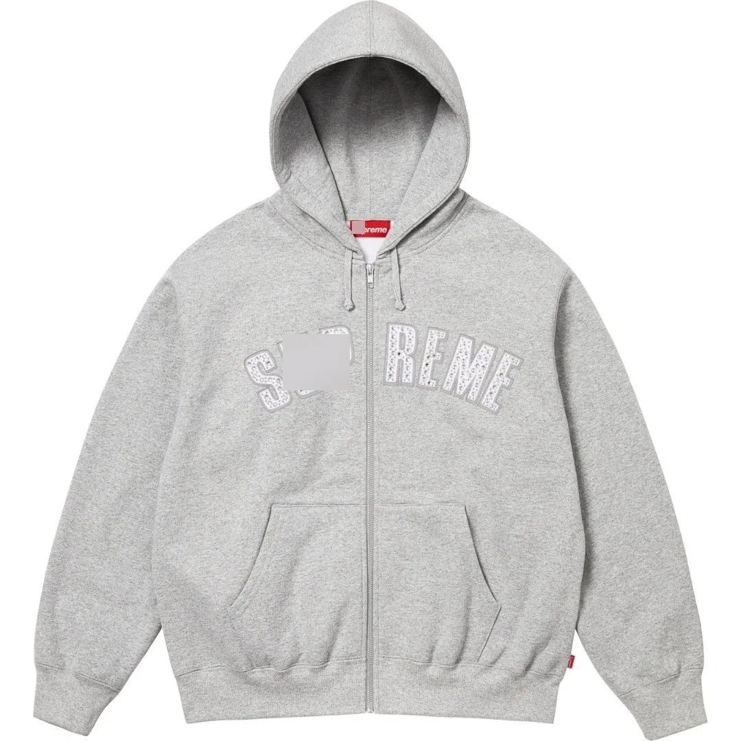 Rhinestone Sweatshirt - CM Grey