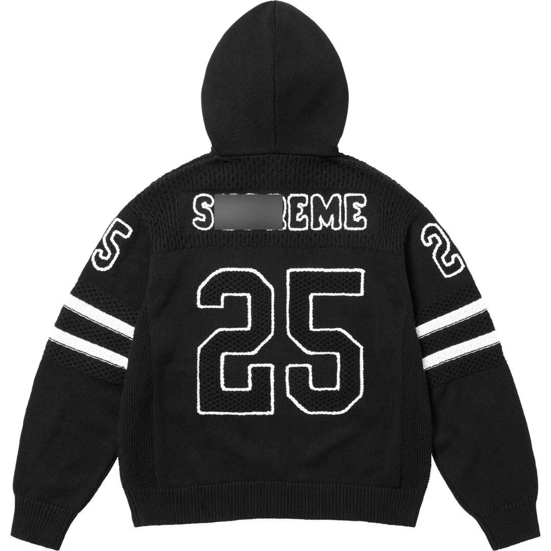 No. 25 Zipper Sweater - CM Black