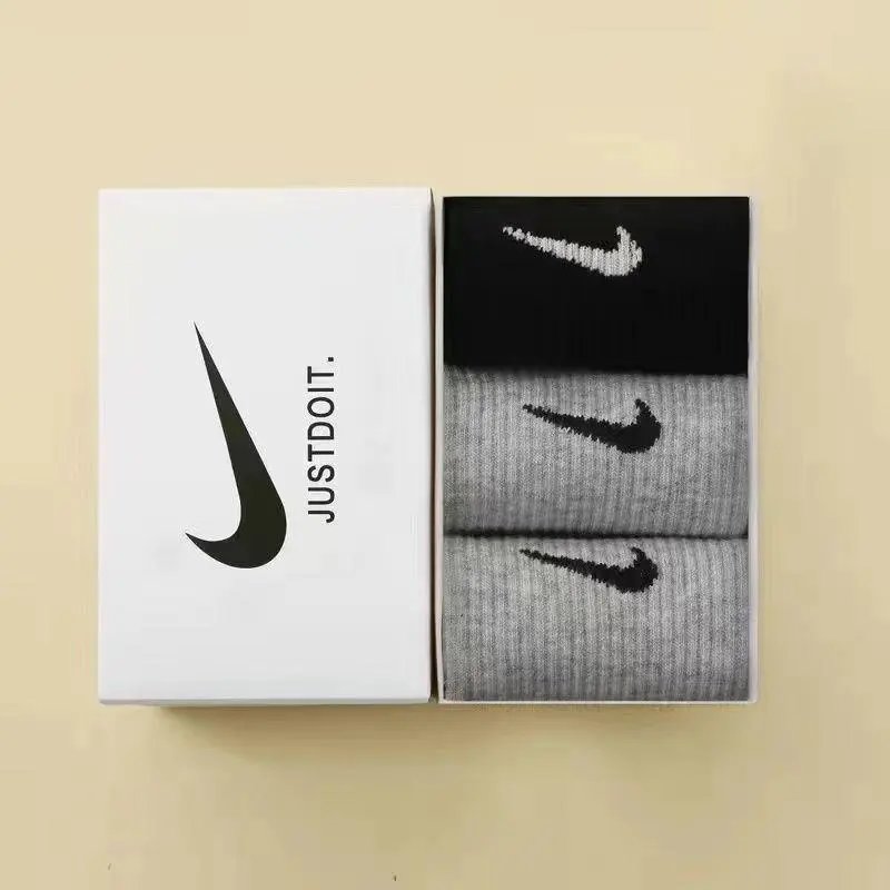 3 Pairs [Gray + Gray + Black]