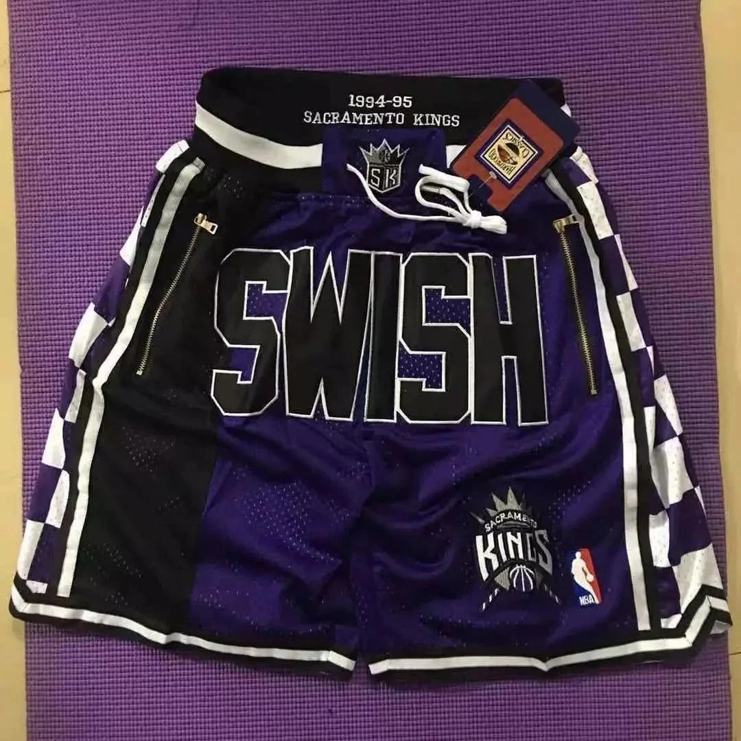 Mitchell & Ness Sacramento Kings 1994-95 SWISH Shorts Purple / Black - 1