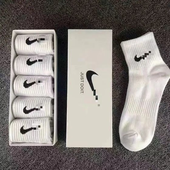 Men's and women's socks running cotton mid-calf socks summer ins boxed long socks basketball sports tide anti-odor hundred hundred high