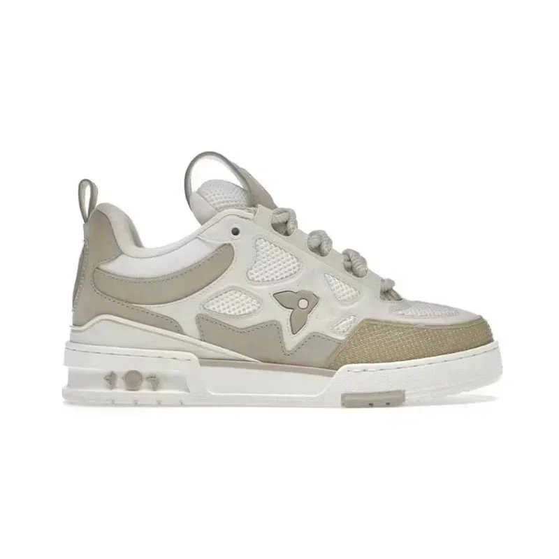 Beige White