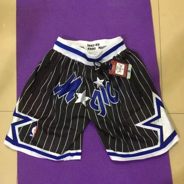 Mitchell & Ness Orlando Magic 1992-93 Throwback Shorts Black - 1