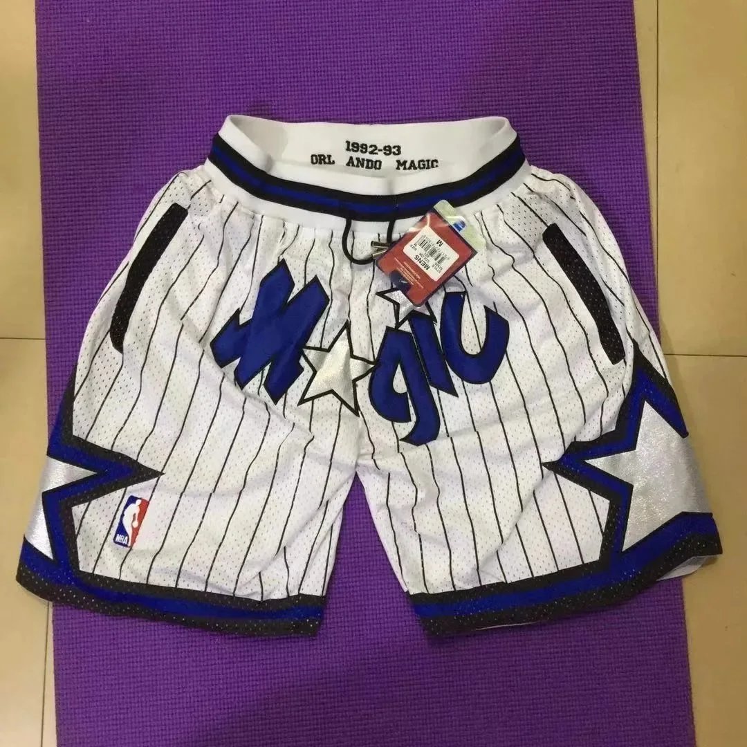 Mitchell & Ness Orlando Magic 1992-93 Throwback Shorts White