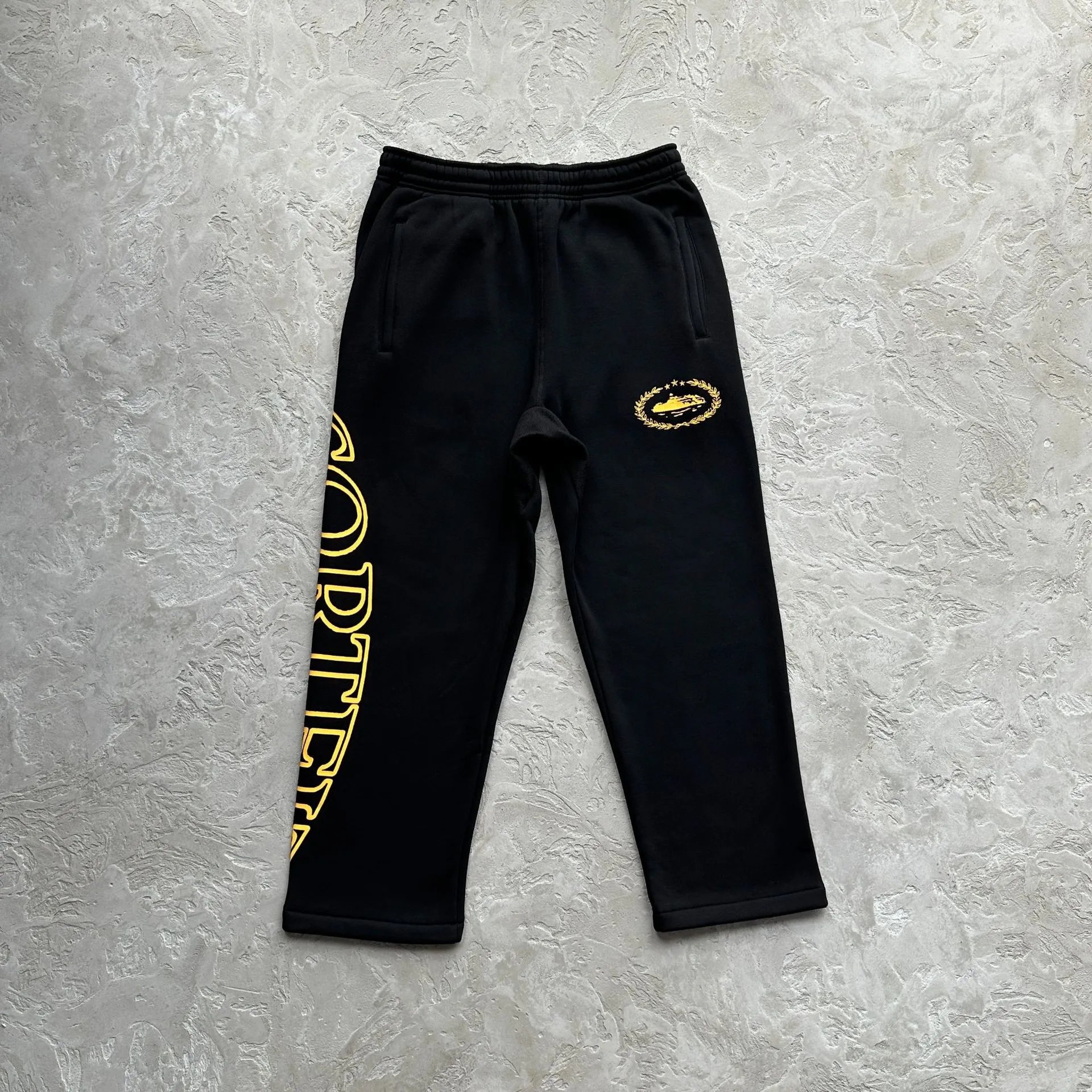 5790 Yellow Print Black/Pants