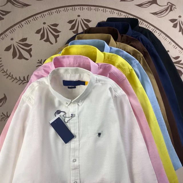 Polo Ralph Lauren Shirts Long-Sleeve Button-Down Shirt with Embroidered Pony product detail image 3