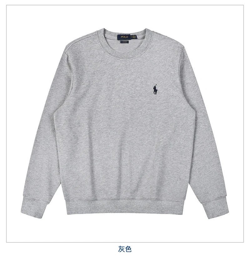 Cotton round neck gray black label