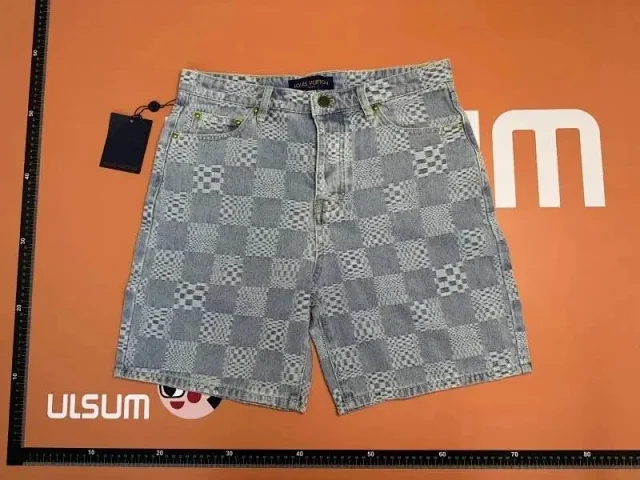 Louis Vuitton Jackets Denim jacket with checkerboard pattern product detail image 4