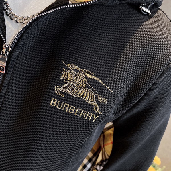 Burberry Check-Print Track Suit Set Dark Green Black Tracksuit - 4