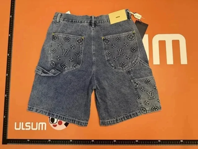 Louis Vuitton Jackets Denim jacket with checkerboard pattern product detail image 5