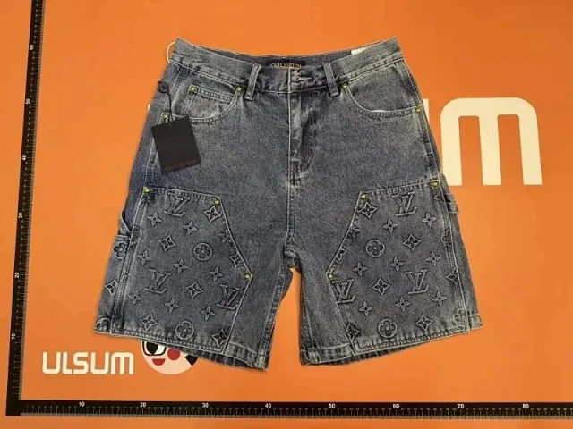 Louis Vuitton Jackets Denim jacket with checkerboard pattern product detail image 6