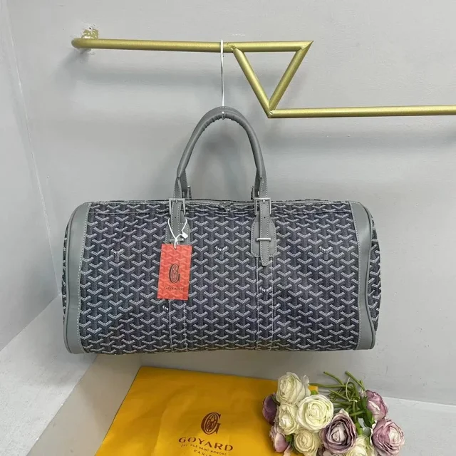 Goyard Travel Bags Chevron monogram duffel bag product detail image 3