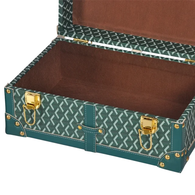 Unbranded Uncategorized Studded patterned storage trunk set with metal latches product detail image 9