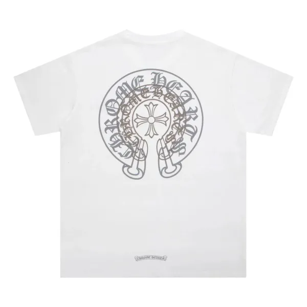 Off-White Cross Motif Embroidered Black T-Shirt - 13