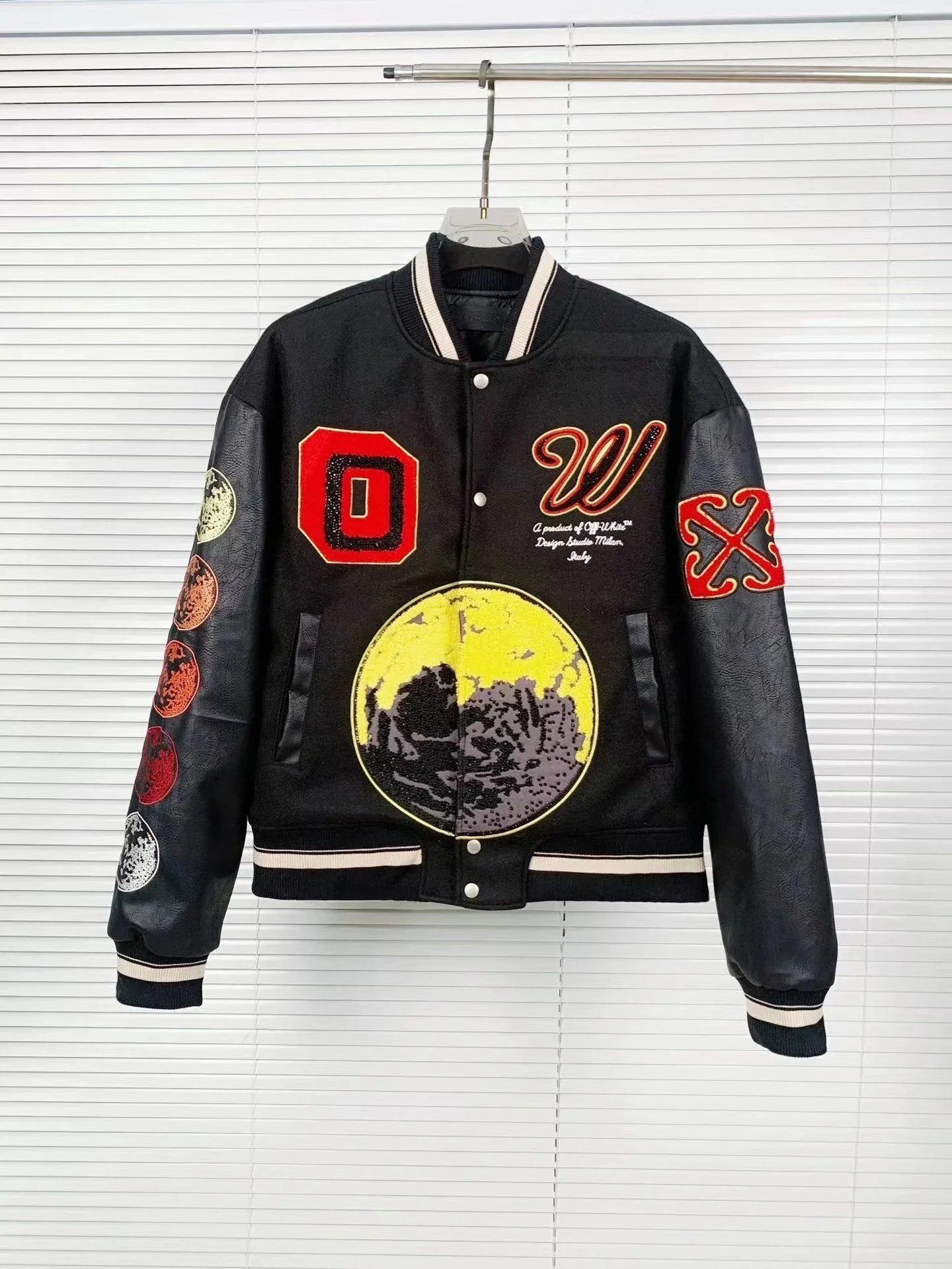 Black Drilling Moon Jacket