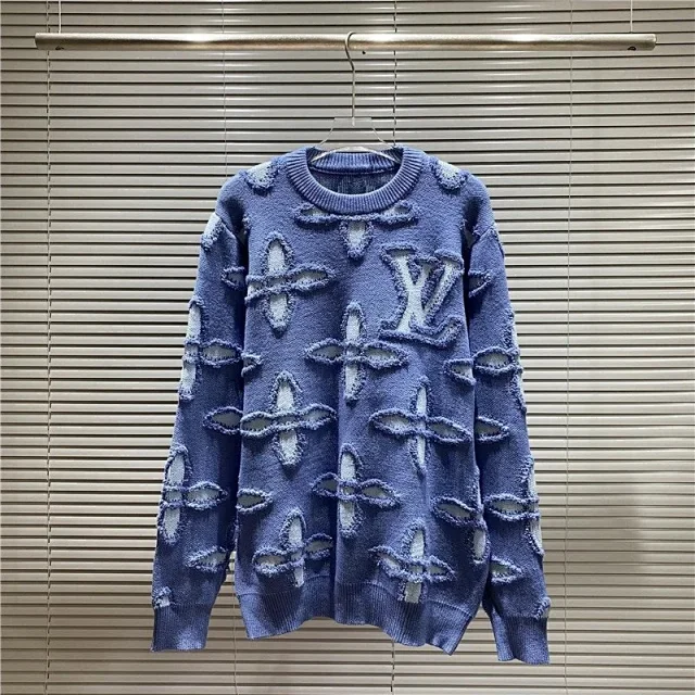 Louis Vuitton Knitwear Crewneck Monogram Knit Sweater product detail image 6