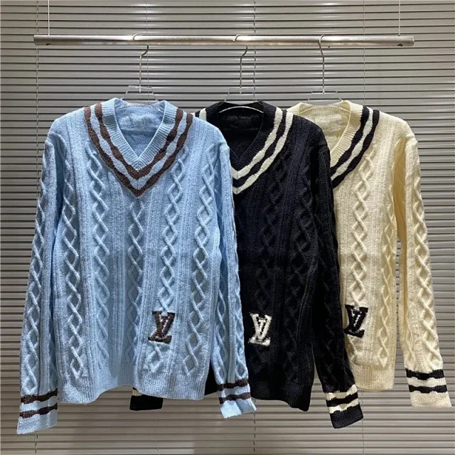 Louis Vuitton Knitwear Crewneck Monogram Knit Sweater product detail image 2
