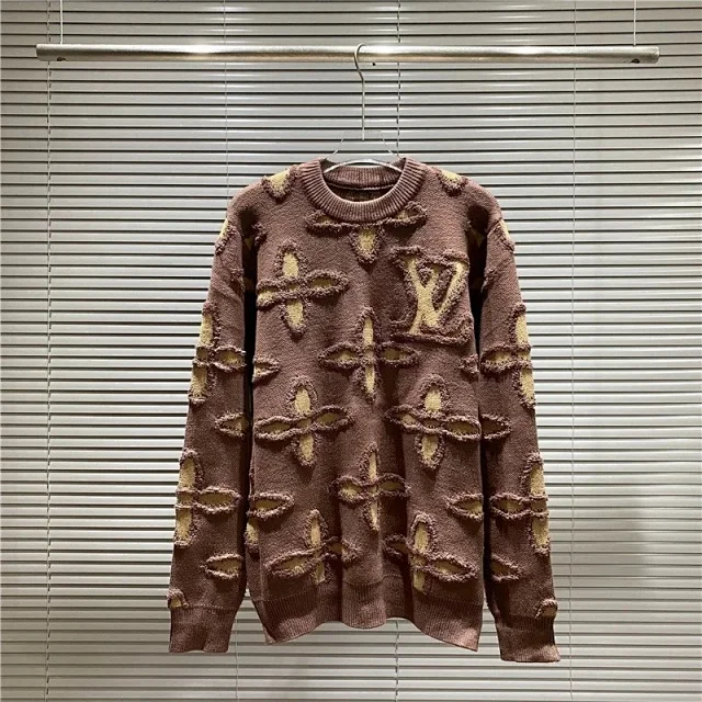 Louis Vuitton Knitwear Crewneck Monogram Knit Sweater product detail image 3