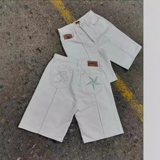 LO01 - New Star Embroidered American Style Casual Pants WhatsApp: +86 13256727890