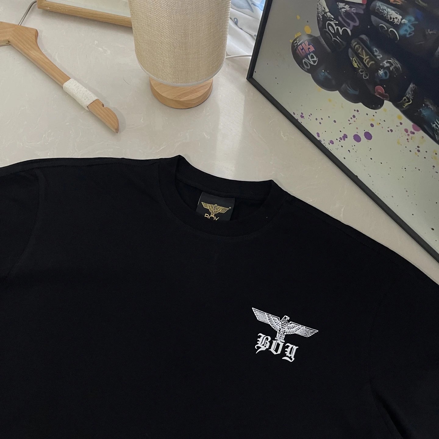 BOY LONDON Black Eagle Logo Cotton T-Shirt