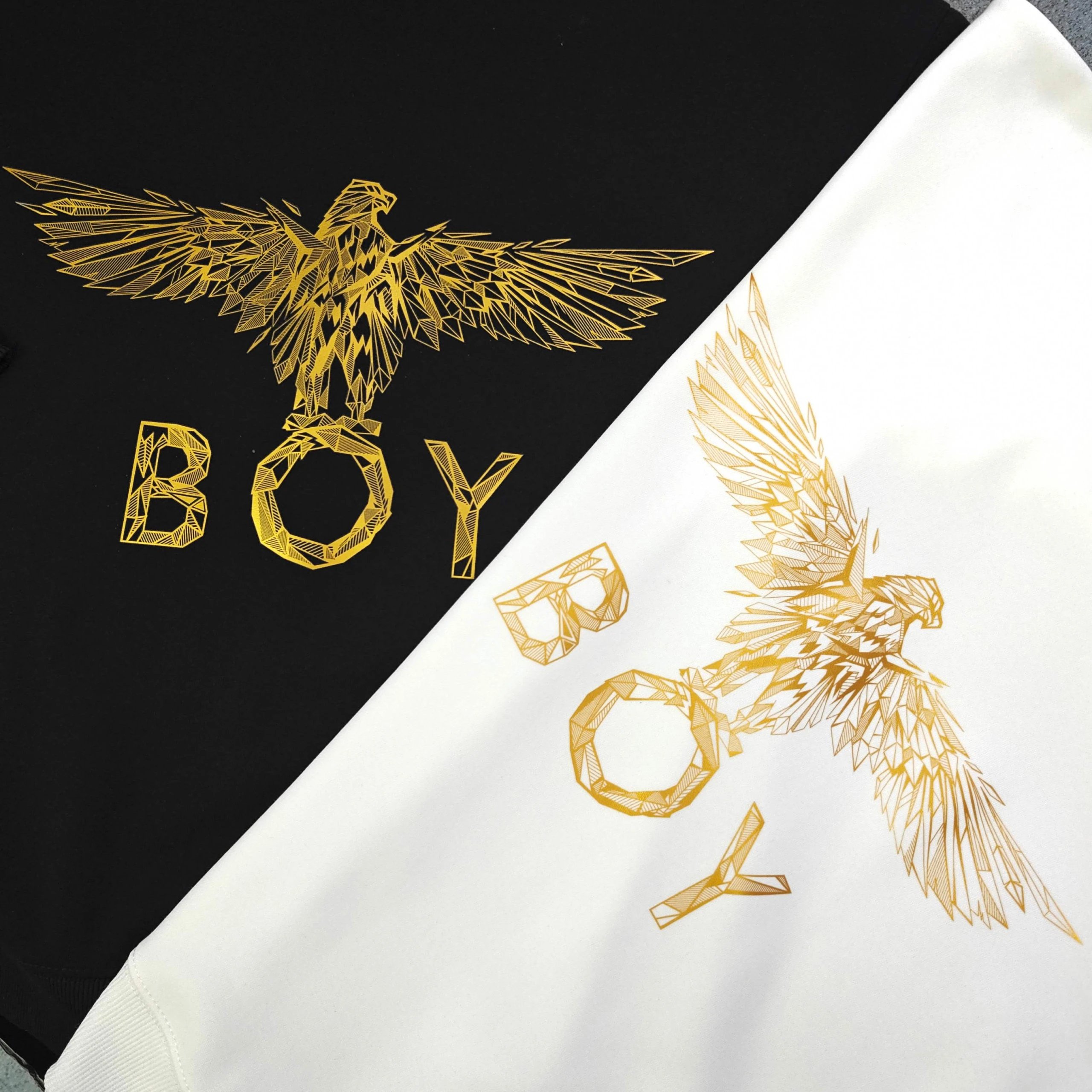 BOY LONDON White Gold Eagle Unisex Cotton Sweatshirt