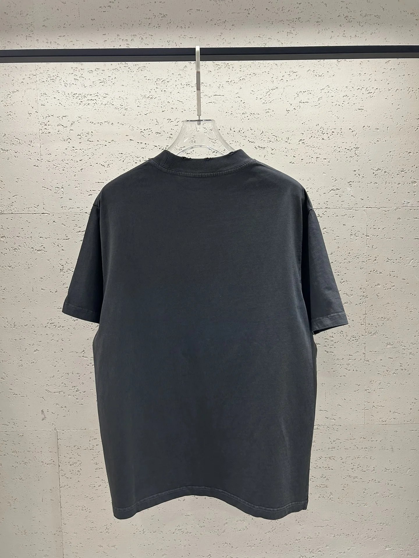 Alexander Wang Black Cotton Relaxed Fit T-Shirt