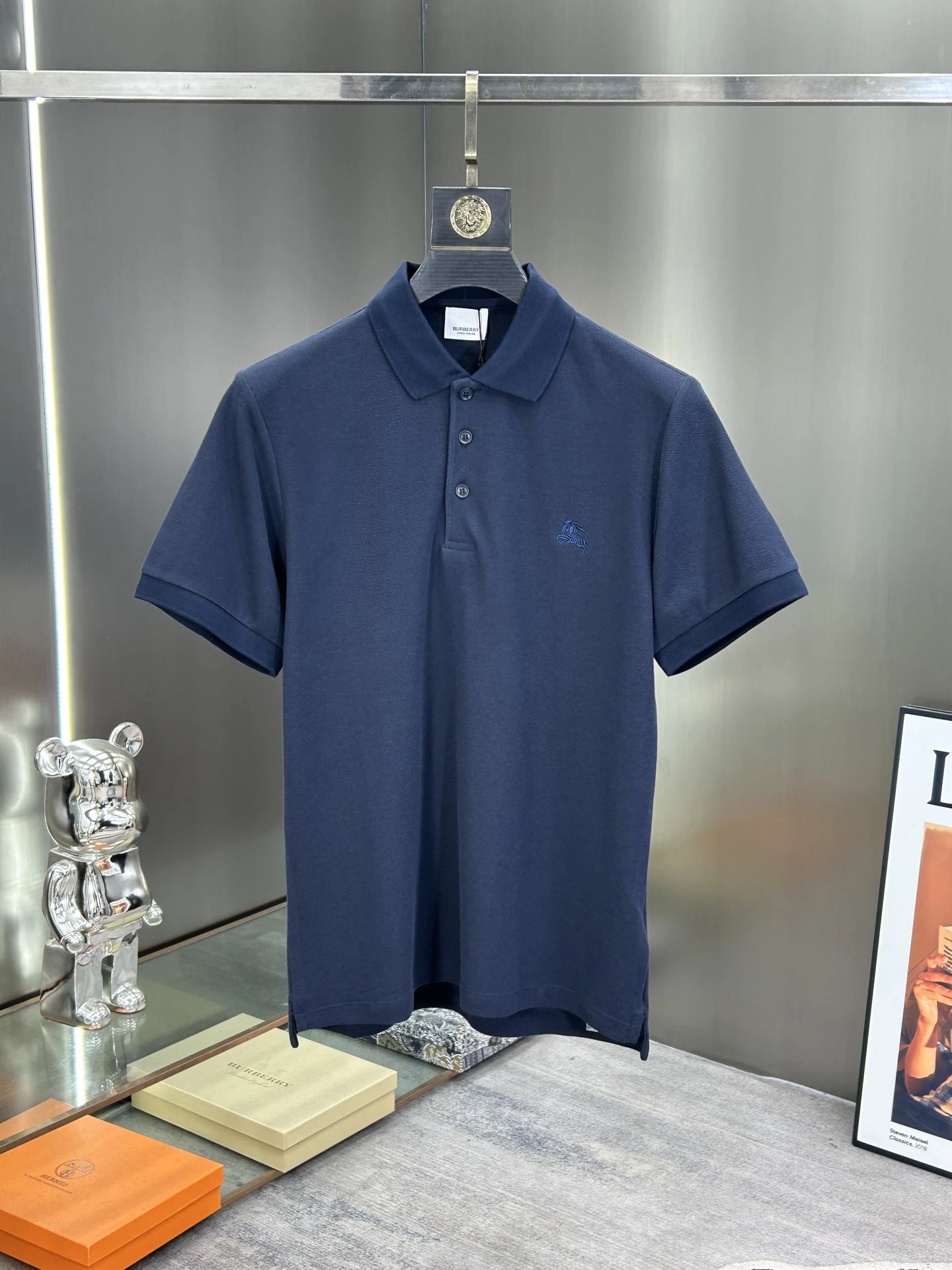 Burberry Men's Slim Fit Cotton Polo Shirt