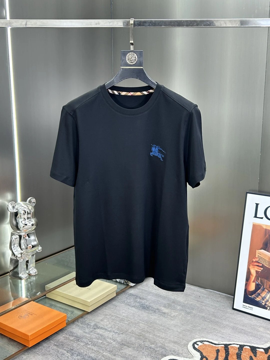 Burberry Men’s Classic Logo Cotton Short Sleeve T-Shirt