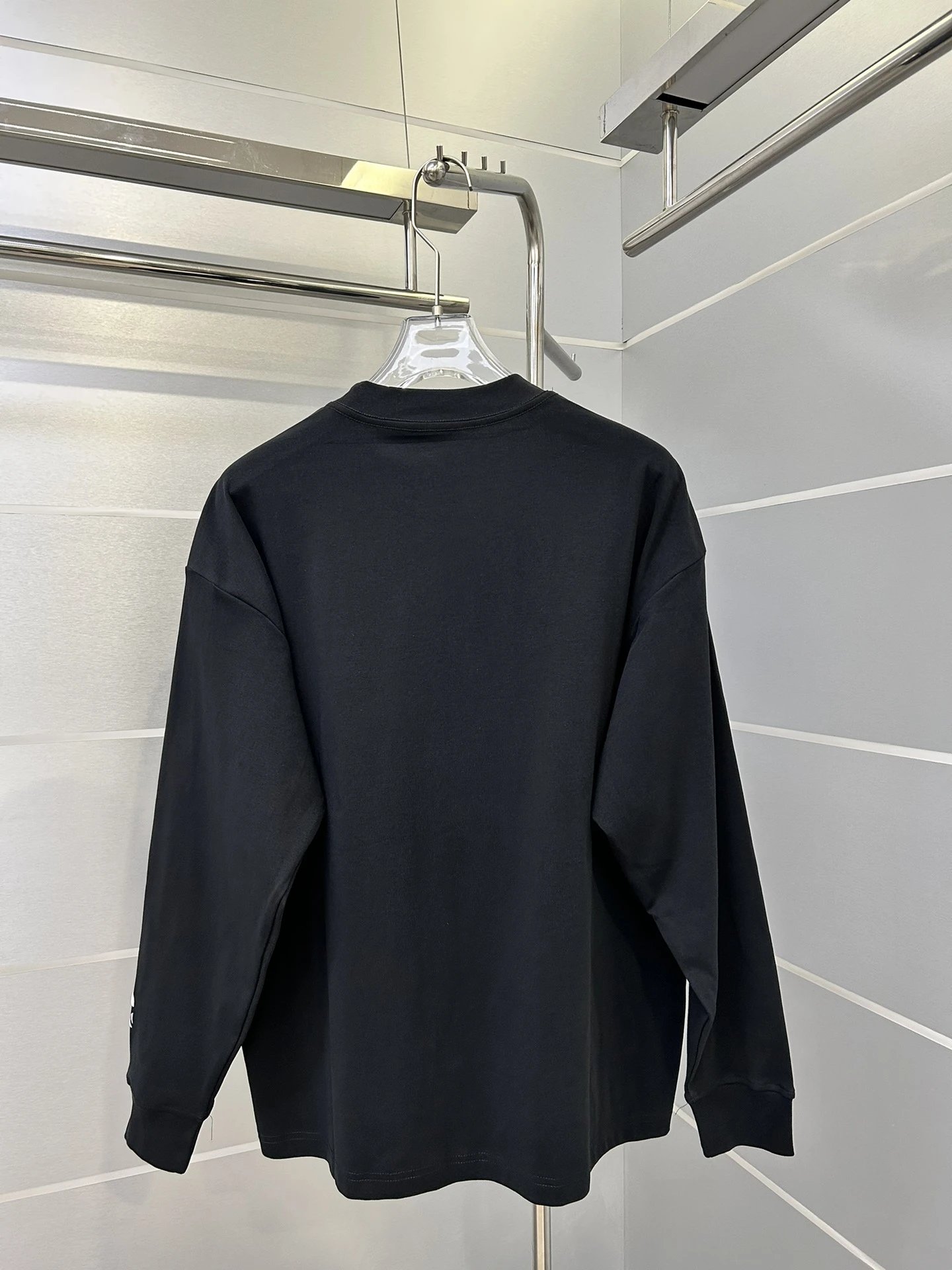 Alexander Wang Black Logo Hoodie Unisex Streetwear Pullover